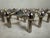 Metal Candlesticks by Hans Nagel and Werner Stoff for BMF, 1970s, Set of 10 For Sale - Image 7 of 9