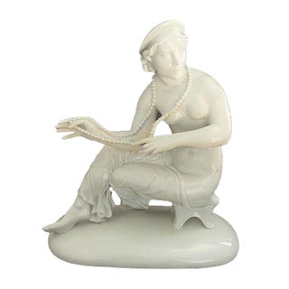 Seated Figure Sculpture by Mauritius Pfeiffer for Schwarzburger Werkstätten, 1920s For Sale