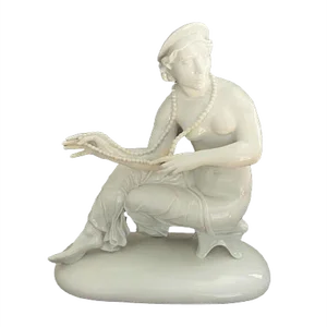 Seated Figure Sculpture by Mauritius Pfeiffer for Schwarzburger Werkstätten, 1920s