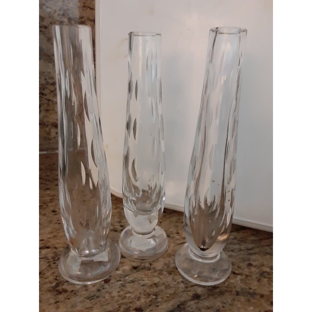 Waterford Crystal Tall Bud Vases 4 Available Chairish