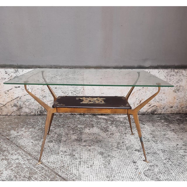 Mid-Century Modern Coffee Table from Cesare Lacca, Italy, 1950s For Sale - Image 3 of 11