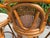 Wood Vintage Organic Modern Swivel Rattan Cane Bar Stools, Set of 3 For Sale - Image 7 of 12