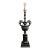 Late 19th Century Renaissance Revival Brass & Marble Table Lamp For Sale