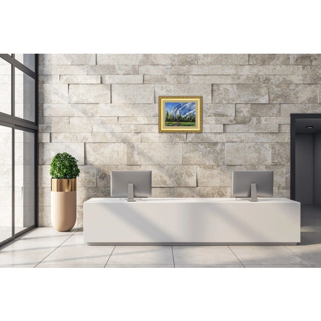 Yosemite Landscape (Original Plein Air Oil Painting) For Sale - Image 12 of 12