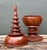 Mid-Century Modern Vintage Turned Wood Spire Box For Sale - Image 3 of 12