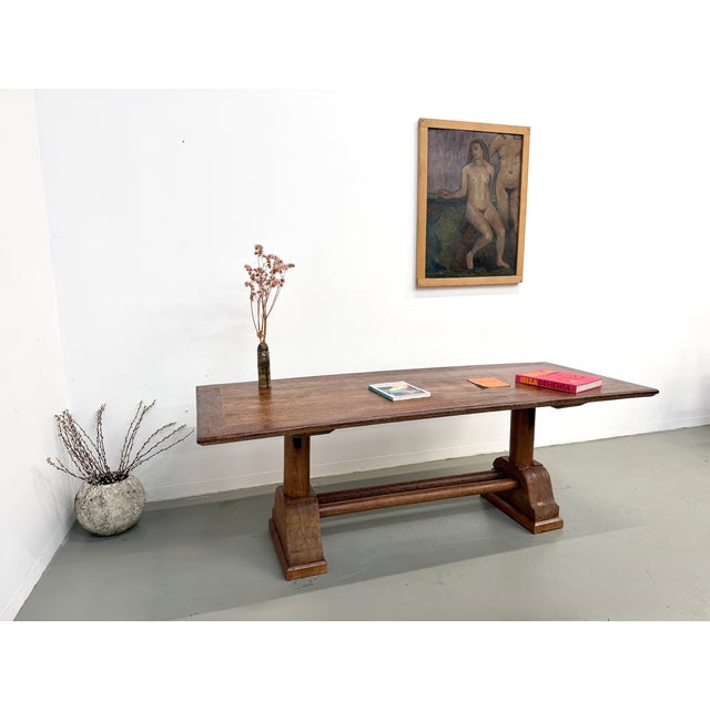 Brutalist Table in Palm Wood, 1950s For Sale - Image 18 of 18