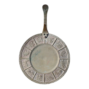 Mid 20th Century Asian Brass Zodiac Silent Butler
