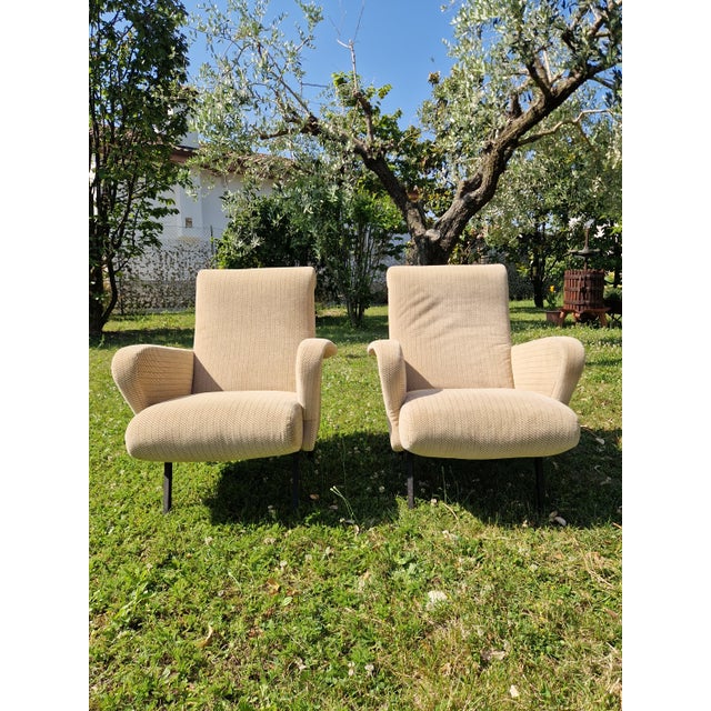Lady Lounge Chairs attributed to Marco Zanuso for Arflex, 1950s, Set of 2 For Sale - Image 15 of 18