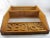 Wood 15-3/4" Mid Century Era Industries Evelyn Ackerman Carved Wood Spice Jar Rack For Sale - Image 7 of 12