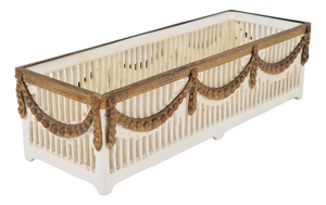 Antique Napoleon III Porcelain Planter with Gilt Bronze Mounts by Max Roesler Rodach, 1920s