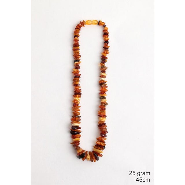 Vintage Three Amber Necklaces, 1960s, Set of 3 For Sale - Image 3 of 18