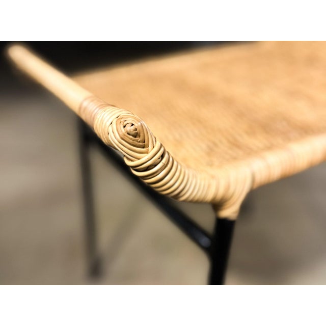 Designed by Carlo Hauner in the 1950s and produced by Forma, this elegant pair of stools exemplifies the lightness and...