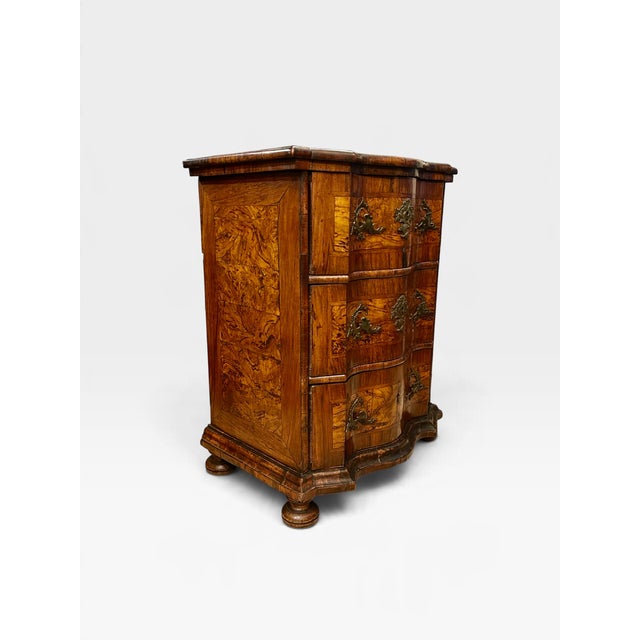 Mid 18th Century German Walnut Three Drawer Commode, 18th Century For Sale - Image 5 of 11