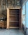This large solid pine linen cupboard dates from the mid-19th century. Entirely pegged, it features traditional...