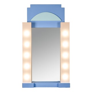 Wall-Mounted Polychrom Mirror, France, 1980 For Sale