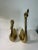 Dolbi Cashier 1980s Pair of Brass Swan Sculptures For Sale - Image 4 of 5