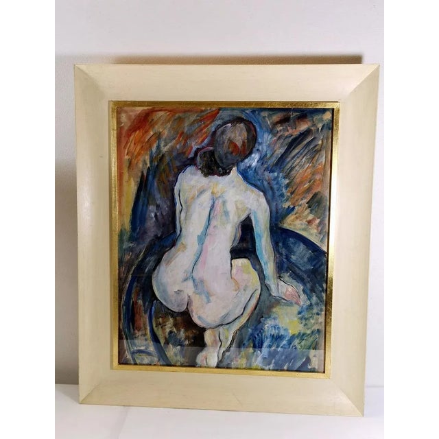 20th Century Expressionist Russian Painting For Sale - Image 11 of 11