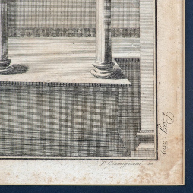 Giomignani Engraving After Vincenzo Campana, 18th Century For Sale In Savannah - Image 6 of 6