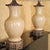 Pair of Port 68 Mark Abrams Cream Ceramic Urn Table Lamps With Linen Drum Shades For Sale - Image 14 of 18