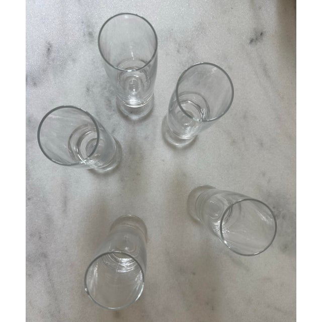 Vintage Luminarc France Champagne Flutes - Set of 5 For Sale In Austin - Image 6 of 8