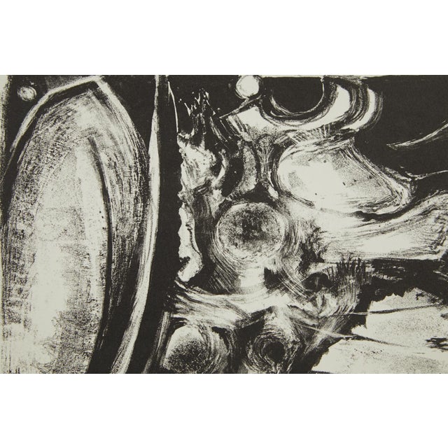 Mid Century Block Print #49 Revised Edition Unknown Artist 1958 on Watercolor Paper For Sale - Image 4 of 7