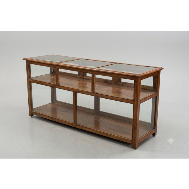 Vintage Exhibitor Counter in Teak For Sale - Image 12 of 12
