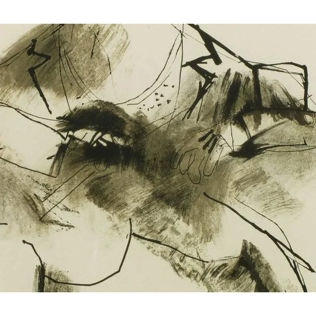 Abraham Rattner Abraham Rattner (1893-1978) Black and White Limited Edition Print, Signed and Numbered For Sale - Image 4 of 7