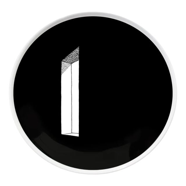 Slit | Passage Ceramic Plate by Vincenzo D’Alba for Kiasmo For Sale