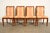 Neoclassical Baker Furniture Style Regency Carved Mahogany Dining Chairs, Set of Four For Sale - Image 3 of 13