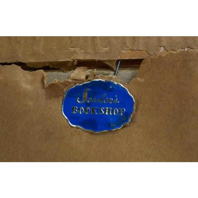 t.bowles Framed Venice English Tall Ships Hand Painted Engraving For Sale - Image 12 of 12