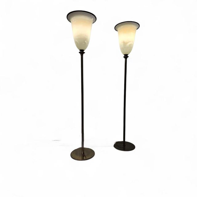 Vintage Primavera Floor Lamp in Murano Glass by Barovier & Toso, 1970s For Sale - Image 9 of 18