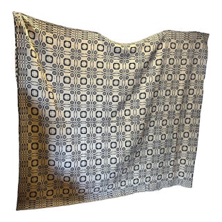 Blue and White Coverlet For Sale