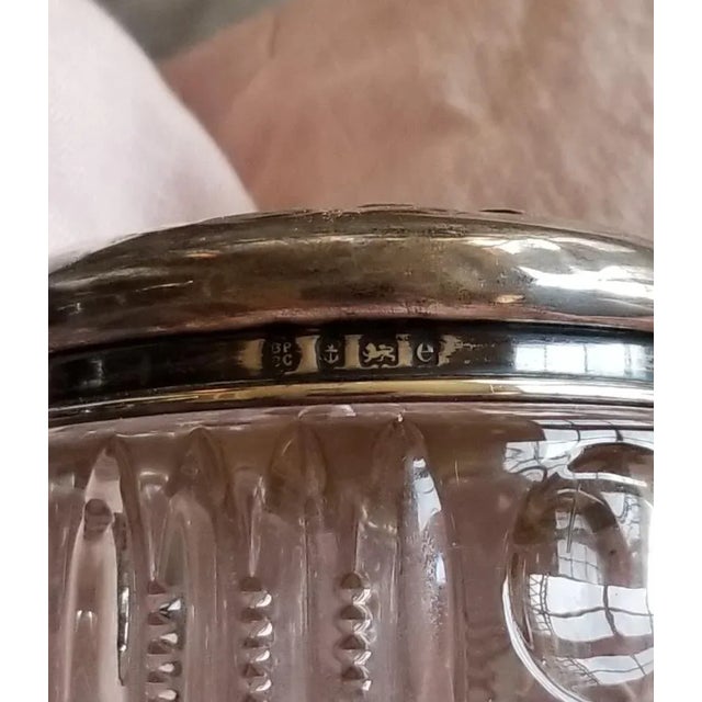 1900 - 1909 Antique Sterling Silver Cherub Powder Jar For Sale - Image 5 of 9