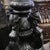 French Cast Iron Street Lamp with Lion For Sale - Image 10 of 11