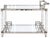 1970s Hollywood Regency Lucite, Chrome & Glass Two-Tier Bar Cart For Sale - Image 4 of 7