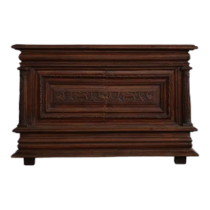 17th Century French Wooden Chest