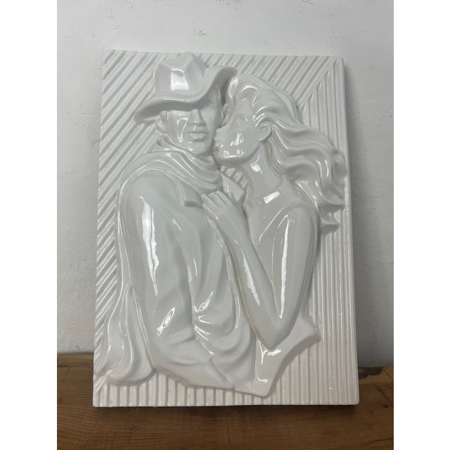 Swedish Pop Art Ceramic Wall Plaque by Ewa Jarenskog for Jie Gantoft, 1970s For Sale - Image 11 of 18