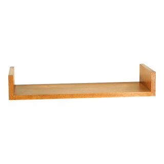 1950s Mel Smilow Floating Walnut Shelf For Sale