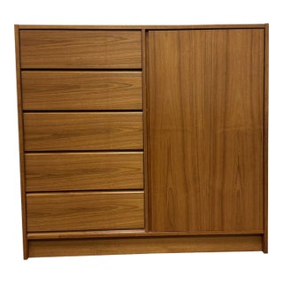 Mid-Century Modern Domino Mobler Danish Teak Dresser For Sale