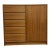 Mid-Century Modern Domino Mobler Danish Teak Dresser For Sale