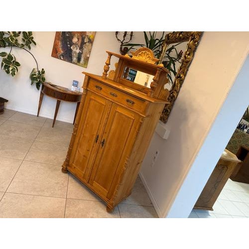 Antique Vertico Cabinet in Softwood For Sale - Image 13 of 14