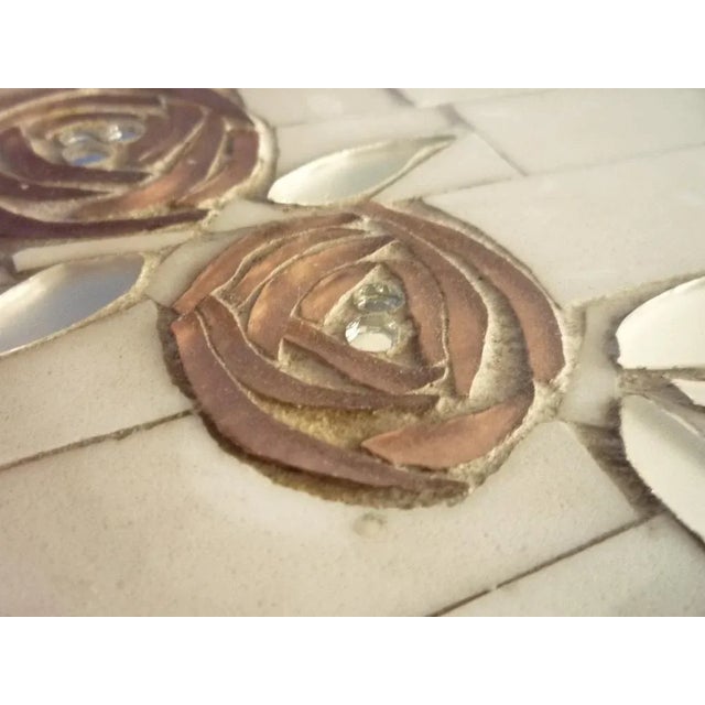 Italian Wall Mirror with Console, 1960s, Set of 2 For Sale - Image 6 of 7