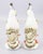 Mid 20th Century Vintage Italian Majolica White Cockatoos Parrots Birds - A Pair For Sale - Image 5 of 13