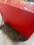 Hand Painted Red Lacquered Chinoiserie Cabinet For Sale - Image 9 of 12