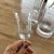 Vintage Etched Glass Decanter & Set of 4 Wineglasses Featuring Butterfly and Grapevine Motif For Sale In Los Angeles - Image 6 of 11