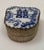 Vintage Chinese Porcelain Shard Box Oriental Decorative Nickel Silver For Sale - Image 4 of 11