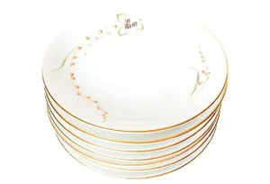 Mid-Century Porcelain Bread Plates - Set of 7