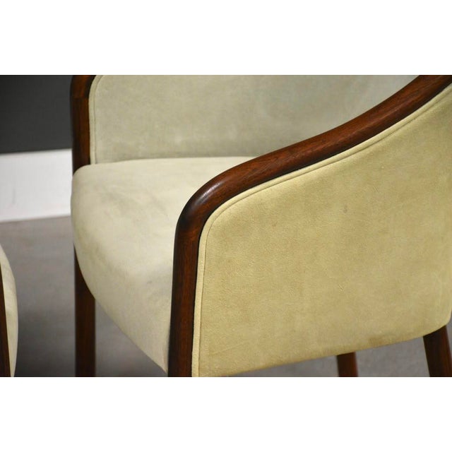 1970s Ward Bennett for Brickel Associates Banker Chairs - Set of 4 For Sale In Boston - Image 6 of 10