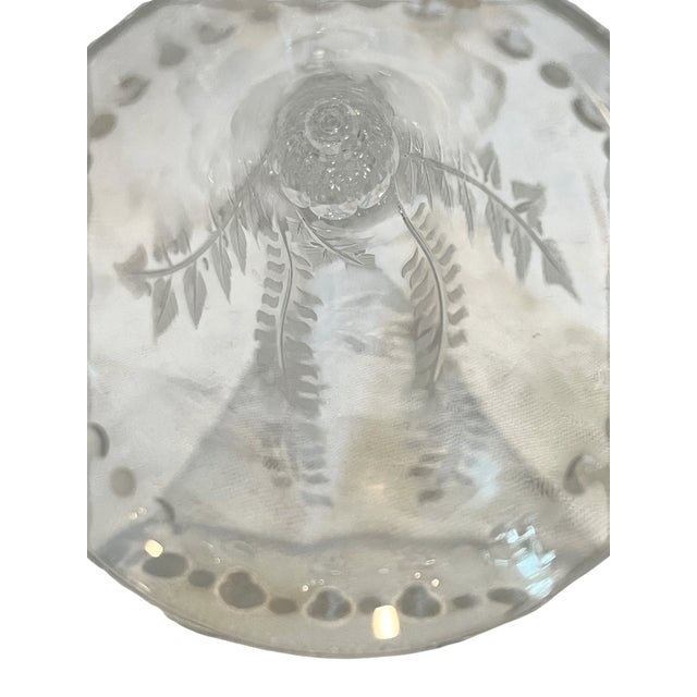 William Yeoward Fern Hand-Cut Crystal Champagne Flute – As New For Sale - Image 9 of 12