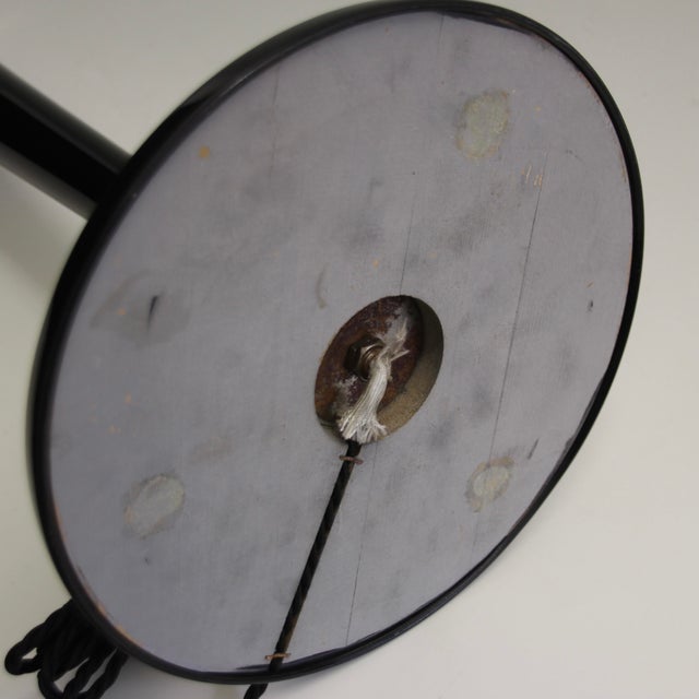 Metal Art Deco French Table Lamp from Mazda, 1950s For Sale - Image 7 of 11